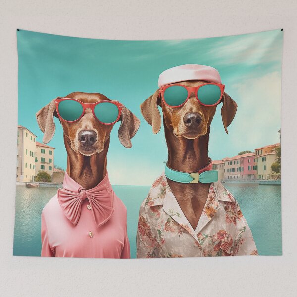 Item preview, Pretentious Pets on Holiday  designed and sold by Klickpicks.
