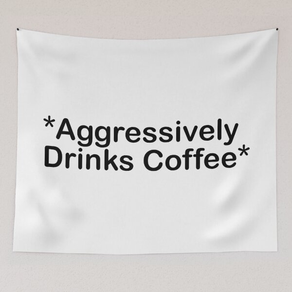 Item preview, *aggressively drinks coffee*  designed and sold by Wolka.