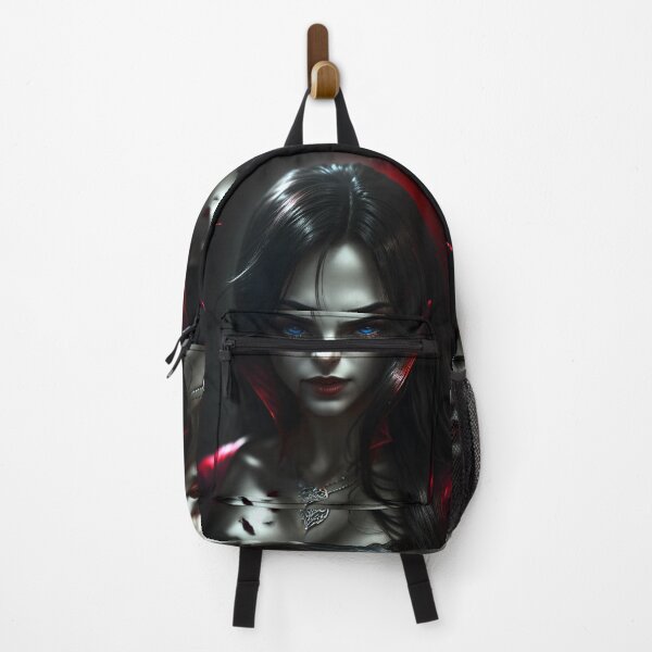 Item preview, Gothic Vampire Woman Art Print designed and sold by Stoneheim.