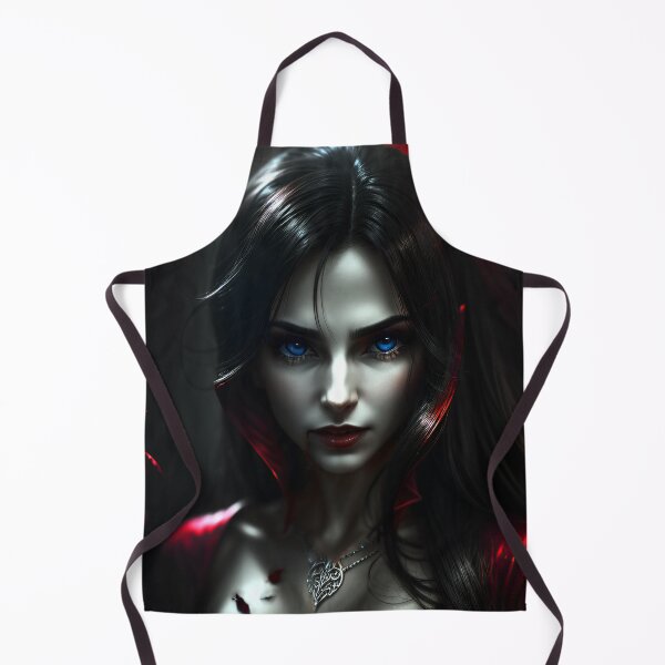 Item preview, Gothic Vampire Woman Art Print designed and sold by Stoneheim.