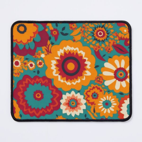 Item preview, Flower Power Colourful Flower Pattern designed and sold by druidwolfart.