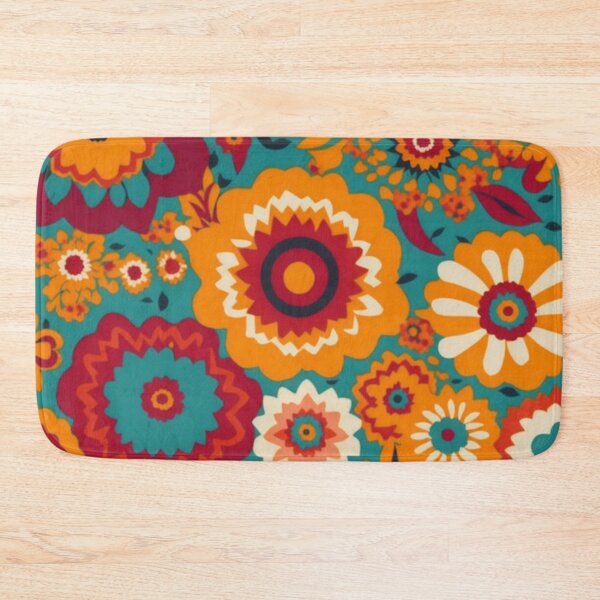 Item preview, Flower Power Colourful Flower Pattern designed and sold by druidwolfart.