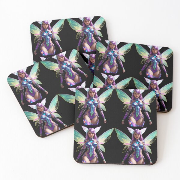 Item preview, Violet Cyber Fairy designed and sold by TodoDecoArt.