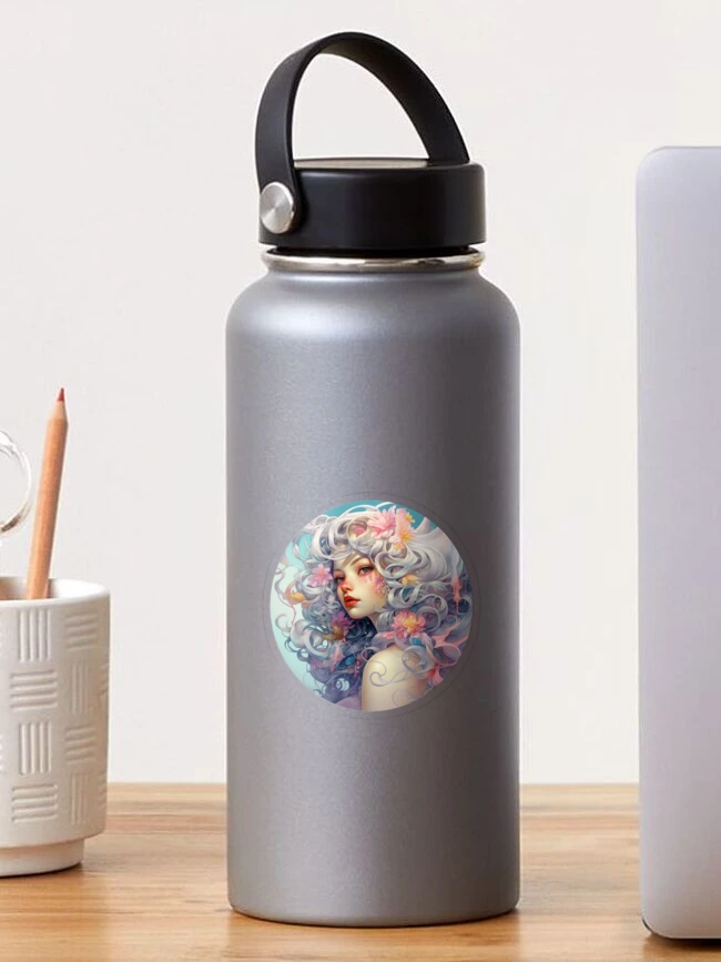 Imagen 1 de 3, Pegatina con la obra Tranquil, diseñada y vendida por RiffraffDesigns.