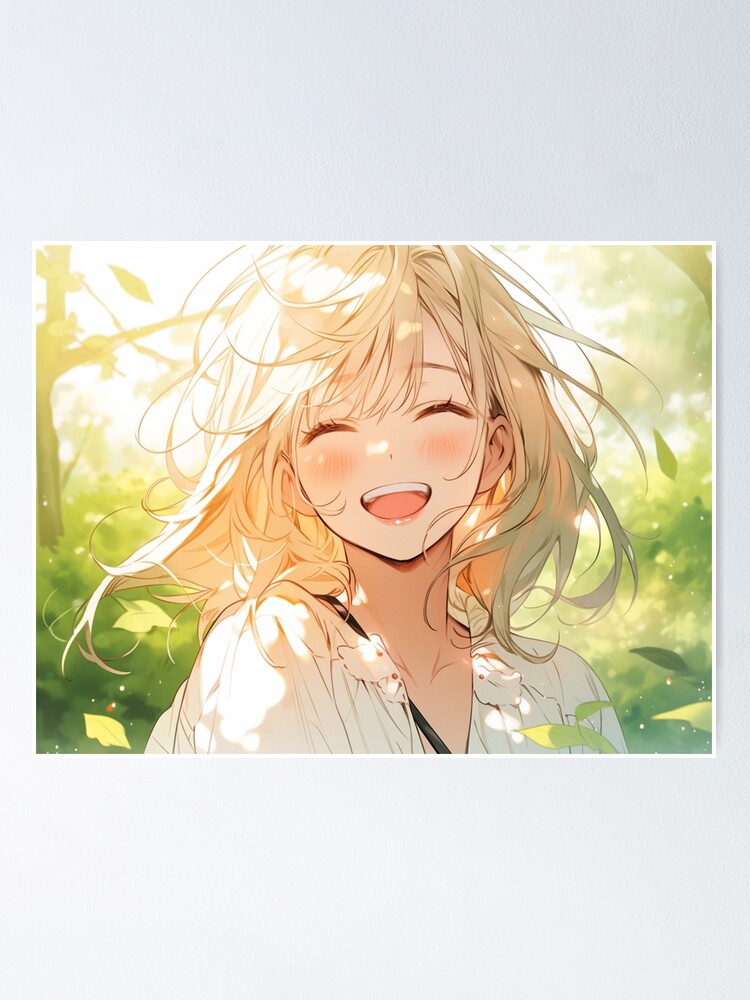 Anime Girl Wink Smile 4K Wallpaper iPhone HD Phone #4180h