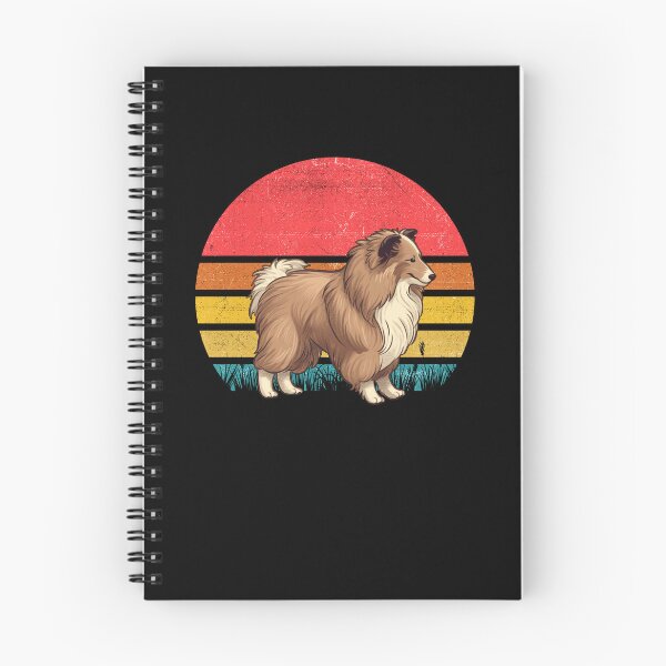 Item preview, Shetland Sheepdog Sheltie Vintage Retro Sunset designed and sold by rafaeltto.