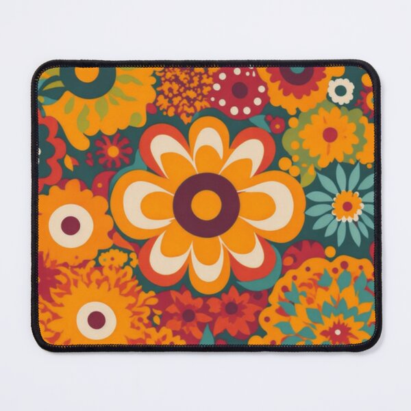 Item preview, Flower Power Colourful Flower Pattern designed and sold by druidwolfart.