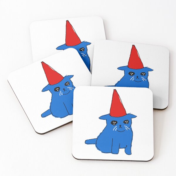 Item preview, sad blue cat designed and sold by eviannadaisy.