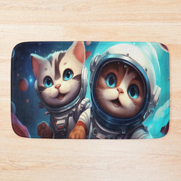 Item preview, Space Cats Flying Through Space Wall Art designed and sold by Finalcutimaging.