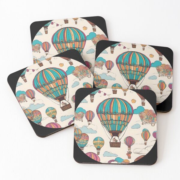 Item preview, Whimsical Hot Air Balloon Adventure designed and sold by AbsoluteA.