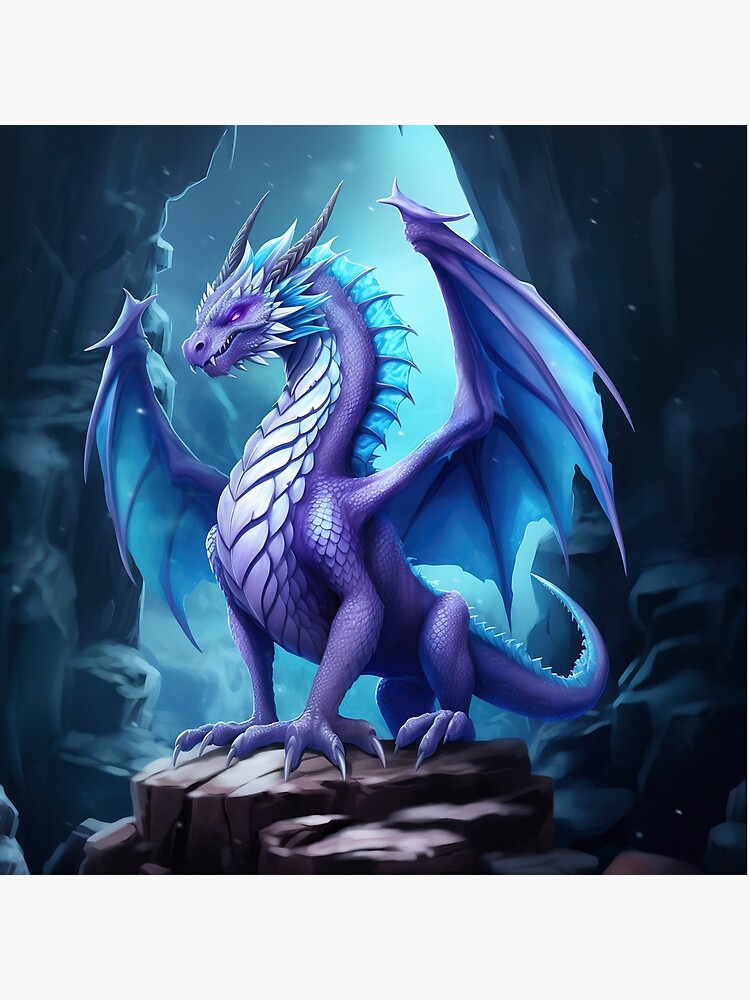 Cave Sentinel: The Blue Dragon - RPG Dragon Lover