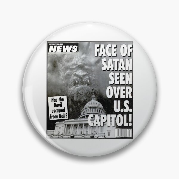 Item preview, Face of Satan seen over capital Washington dc funny Satan devil Biden trumpghost hunters ufo Bigfoot designed and sold by CatharineSchell.