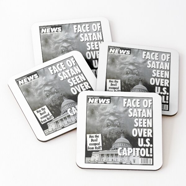 Item preview, Face of Satan seen over capital Washington dc funny Satan devil Biden trumpghost hunters ufo Bigfoot designed and sold by CatharineSchell.