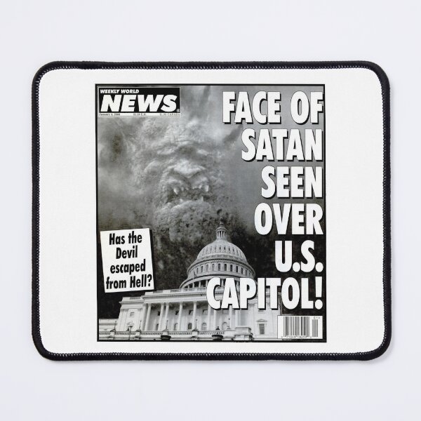 Item preview, Face of Satan seen over capital Washington dc funny Satan devil Biden trumpghost hunters ufo Bigfoot designed and sold by CatharineSchell.
