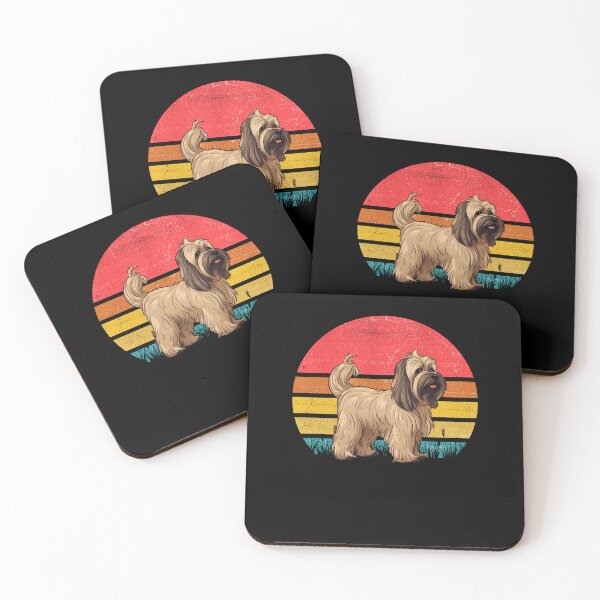 Item preview, Skye Terrier Vintage Retro Sunset designed and sold by rafaeltto.
