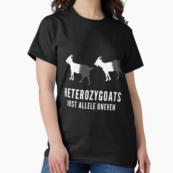 Item preview, Hereozygoats Just Allele Uneven Goats Genetics Science Animals Funny Joke designed and sold by hnwc.