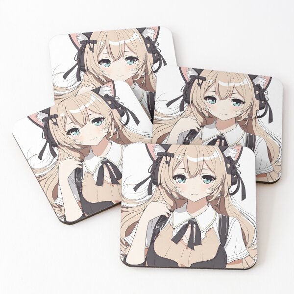 Item preview, Cute framed catgirl  designed and sold by uglitangelo.
