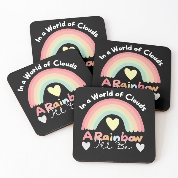 Item preview, In a World of Clouds, a Rainbow I'll Be designed and sold by RhondaLily.