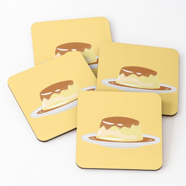 Item preview, flan on a plate designed and sold by yessebel.