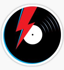 Ziggy Stardust Record Sticker