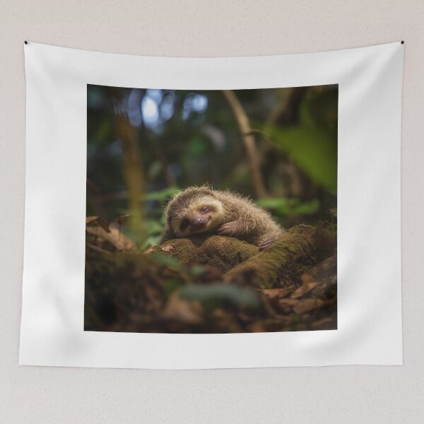 Item preview, Cute Baby Sloth - Cute Baby Animals  designed and sold by baby-animal-art.