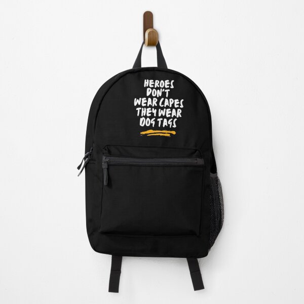 Item preview, Heroes Don't Wear Capes They Wear Dog Tags designed and sold by FridPix.