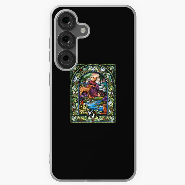 Item preview, St. Francis Stained Glass Greeting 	 	 designed and sold by vckqdhzaeq40.