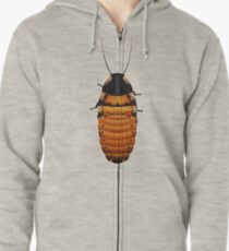 Brindle the Hissing Roach Zipped Hoodie