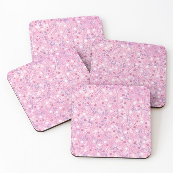 Item preview, Strawberry Smoothie Paw Prints designed and sold by vanillakirsty.