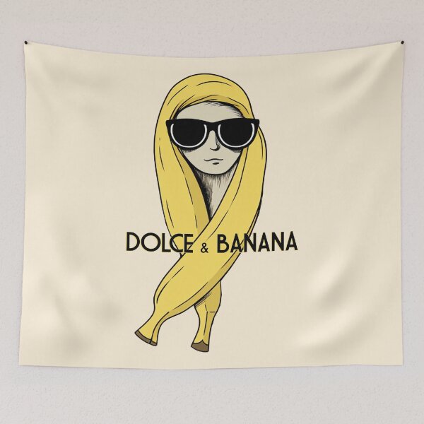 Item preview, Dolce & Banana "Peel the Glamour" Funny designed and sold by Retro Travel Design.