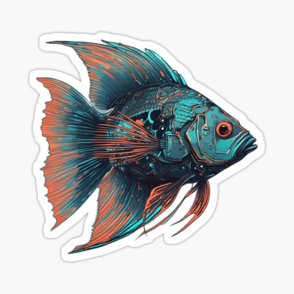 Glowfish Stickers for Sale