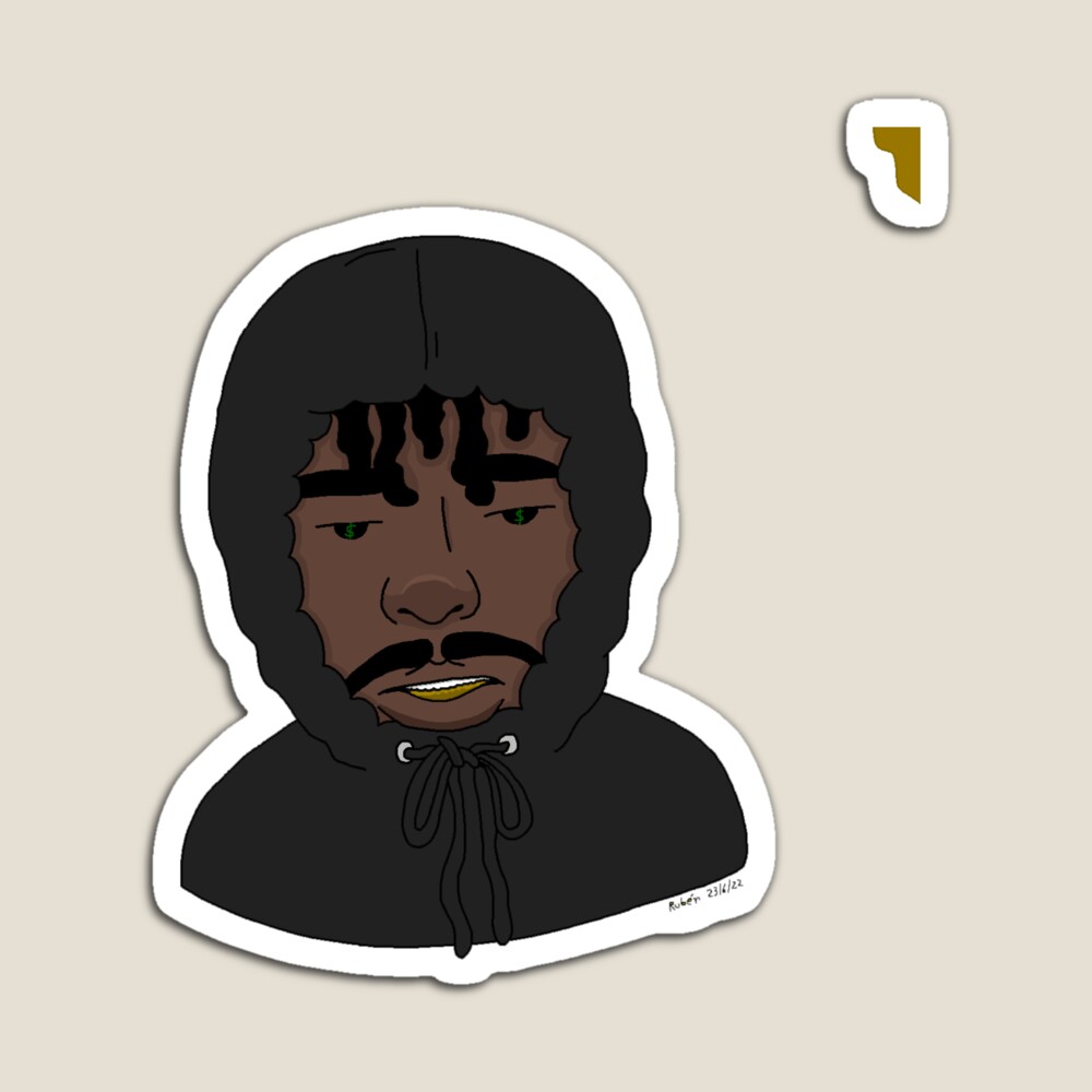 Playboi Carti King Vamp Opium Sticker by RubenGaldona