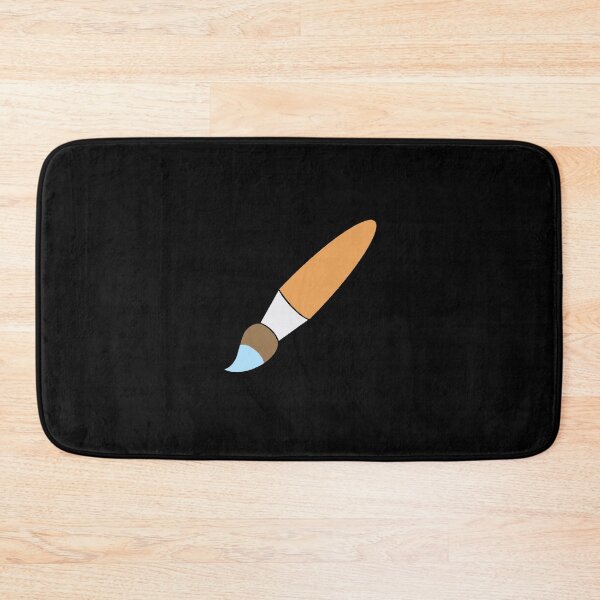 Item preview, Artsy paintbrush in aesthetic pastel blue color designed and sold by xiape.