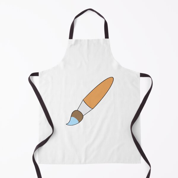 Item preview, Artsy paintbrush in aesthetic pastel blue color designed and sold by xiape.