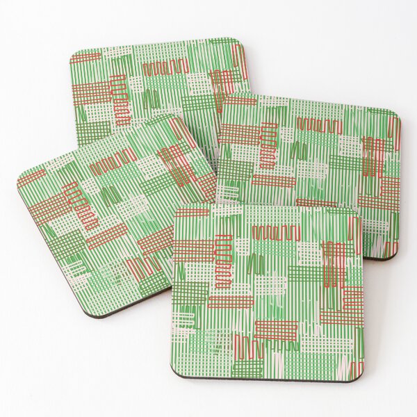 Item preview, Christmas Crinkle Line Geometric designed and sold by Sharon Schwalbe.