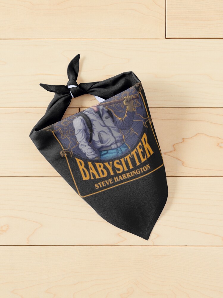 Thumbnail 2 of 6, Pet Bandana, Stranger Things Steve Harrington designed and sold by ActiveNerd.