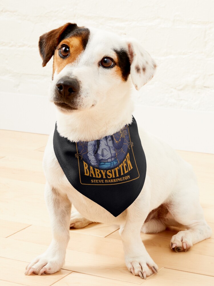 Thumbnail 1 of 6, Pet Bandana, Stranger Things Steve Harrington designed and sold by ActiveNerd.