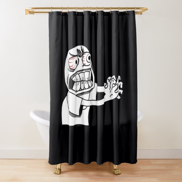 Meme Face Shower Curtain by Fareza Alfahri - Pixels