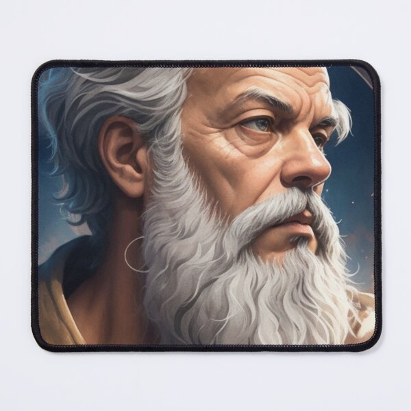Item preview, Socrates Design Vlll Style Philosopher Socrates Art Digital - AI Art designed and sold by StoicWarrior.