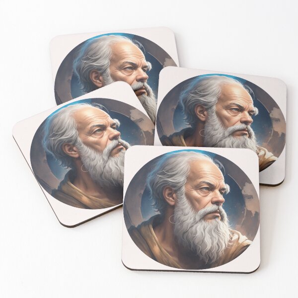 Item preview, Socrates Design Vlll Style Philosopher Socrates Art Digital - AI Art designed and sold by StoicWarrior.