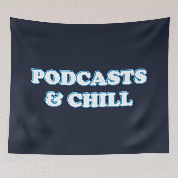 Artikelvorschau, Podcasts And Chill – Cooler Podcaster – Ich liebe Podcasting entworfen und verkauft von Inspirationmotivation.