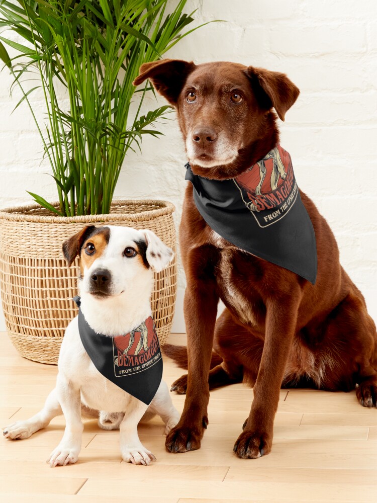 Thumbnail 5 of 6, Pet Bandana, Stranger Things Demagorgon designed and sold by ActiveNerd.