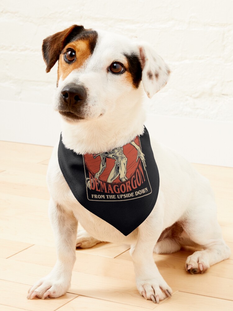Thumbnail 1 of 6, Pet Bandana, Stranger Things Demagorgon designed and sold by ActiveNerd.