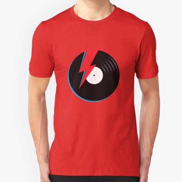 Ziggy Stardust Record Slim Fit T-Shirt