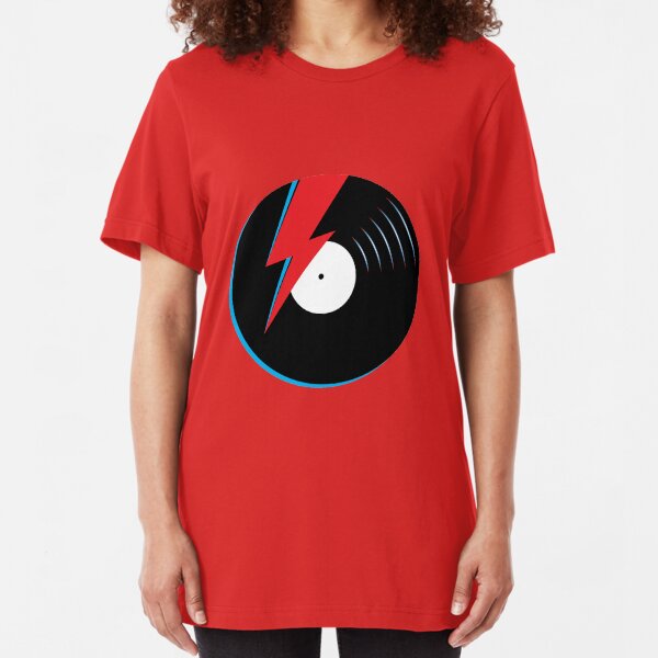Ziggy Stardust Record Slim Fit T-Shirt