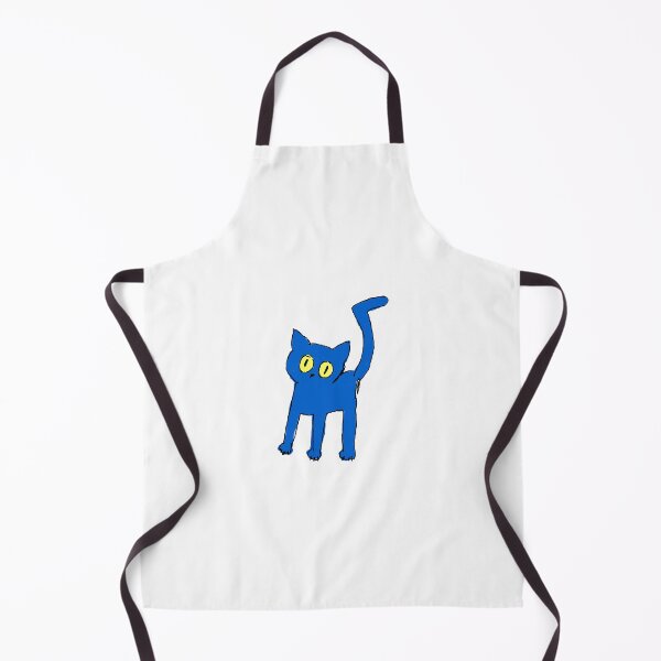 Item preview, spooked blue cat designed and sold by eviannadaisy.