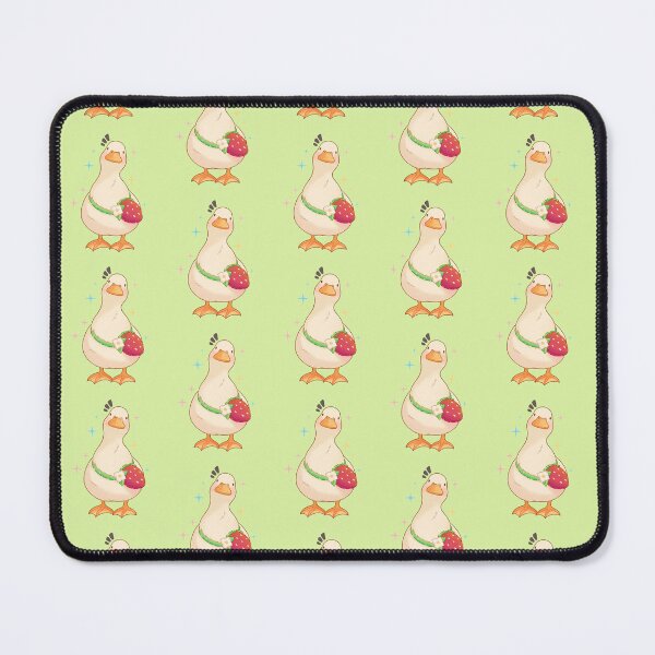 Item preview, duck with strawberry bag designed and sold by CuteBlueArt.