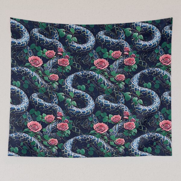 Aperçu de l'œuvre Serpents et roses 01 créée et vendue par TrickstersTrove.