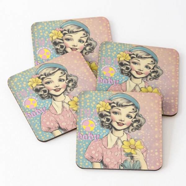 Item preview, I am a Pimba Y Olé baby, sweet girl & daisies designed and sold by Pimbayole.