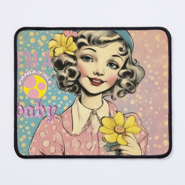 Item preview, I am a Pimba Y Olé baby, sweet girl & daisies designed and sold by Pimbayole.